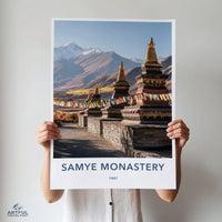Samye Monastery Poster - Tibet Wall Art