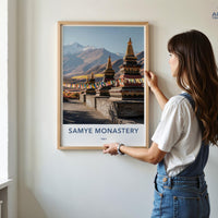 Samye Monastery Poster - Tibet Wall Art