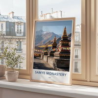 Samye Monastery Poster - Tibet Wall Art