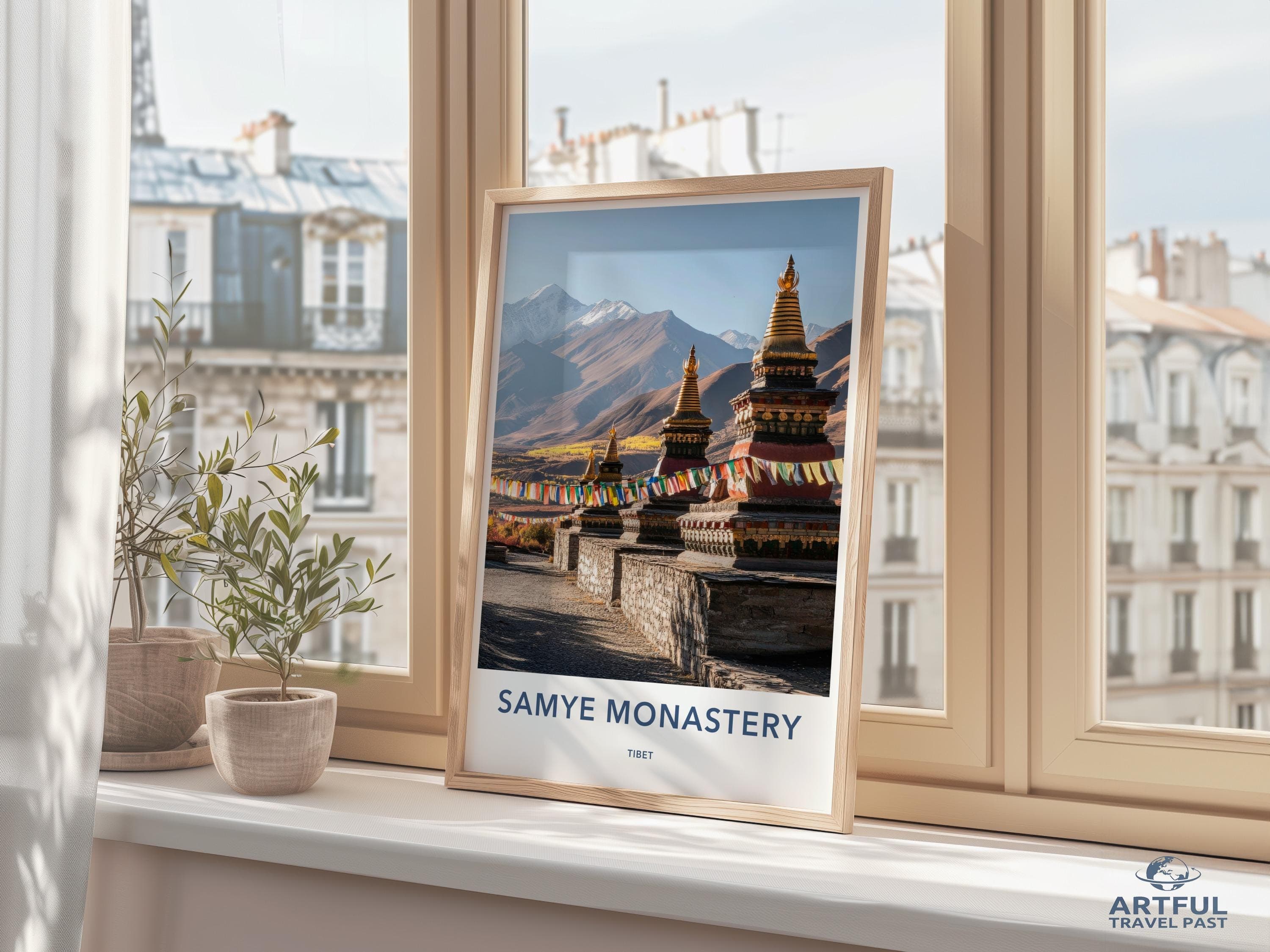 Samye Monastery Poster - Tibet Wall Art
