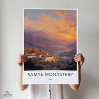 Samye Monastery Poster - Tibet Wall Art