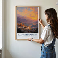 Samye Monastery Poster - Tibet Wall Art