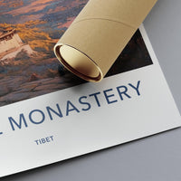 Samye Monastery Poster - Tibet Wall Art