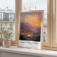 Samye Monastery Poster - Tibet Wall Art