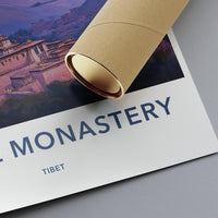Samye Monastery Poster - Tibet Wall Art
