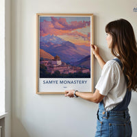 Samye Monastery Poster - Tibet Wall Art