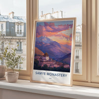 Samye Monastery Poster - Tibet Wall Art