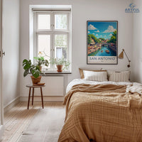 San Antonio Poster - Texas Wall Art