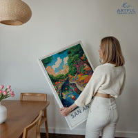 San Antonio Poster - Texas Wall Art