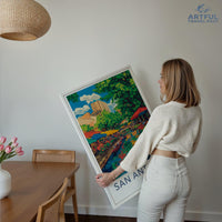 San Antonio Poster - Texas Wall Art