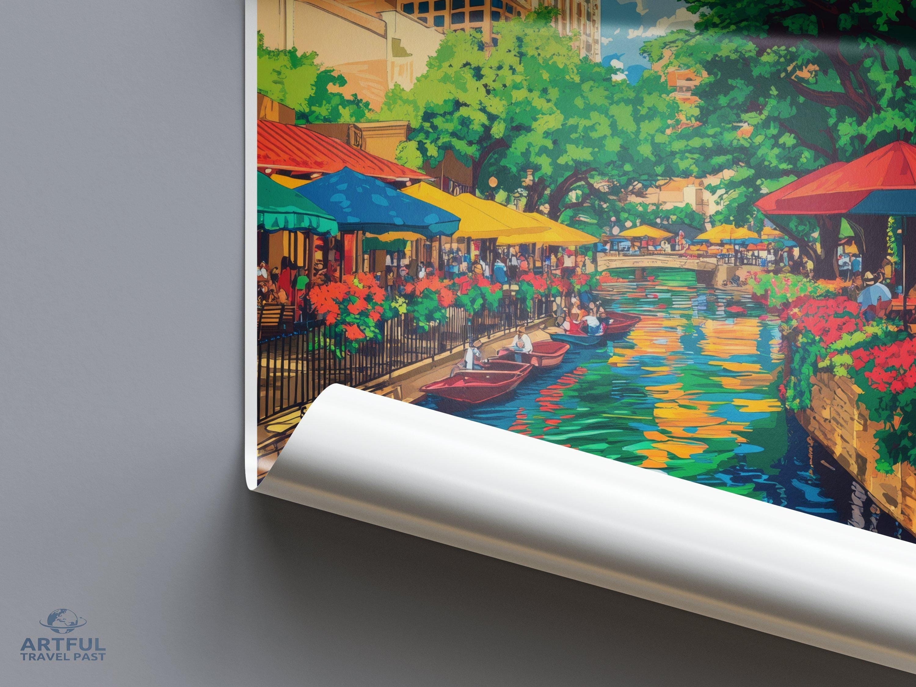 San Antonio Poster - Texas Wall Art