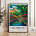 San Antonio Poster - Texas Wall Art