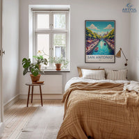 San Antonio Poster - Texas Wall Art