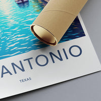 San Antonio Poster - Texas Wall Art