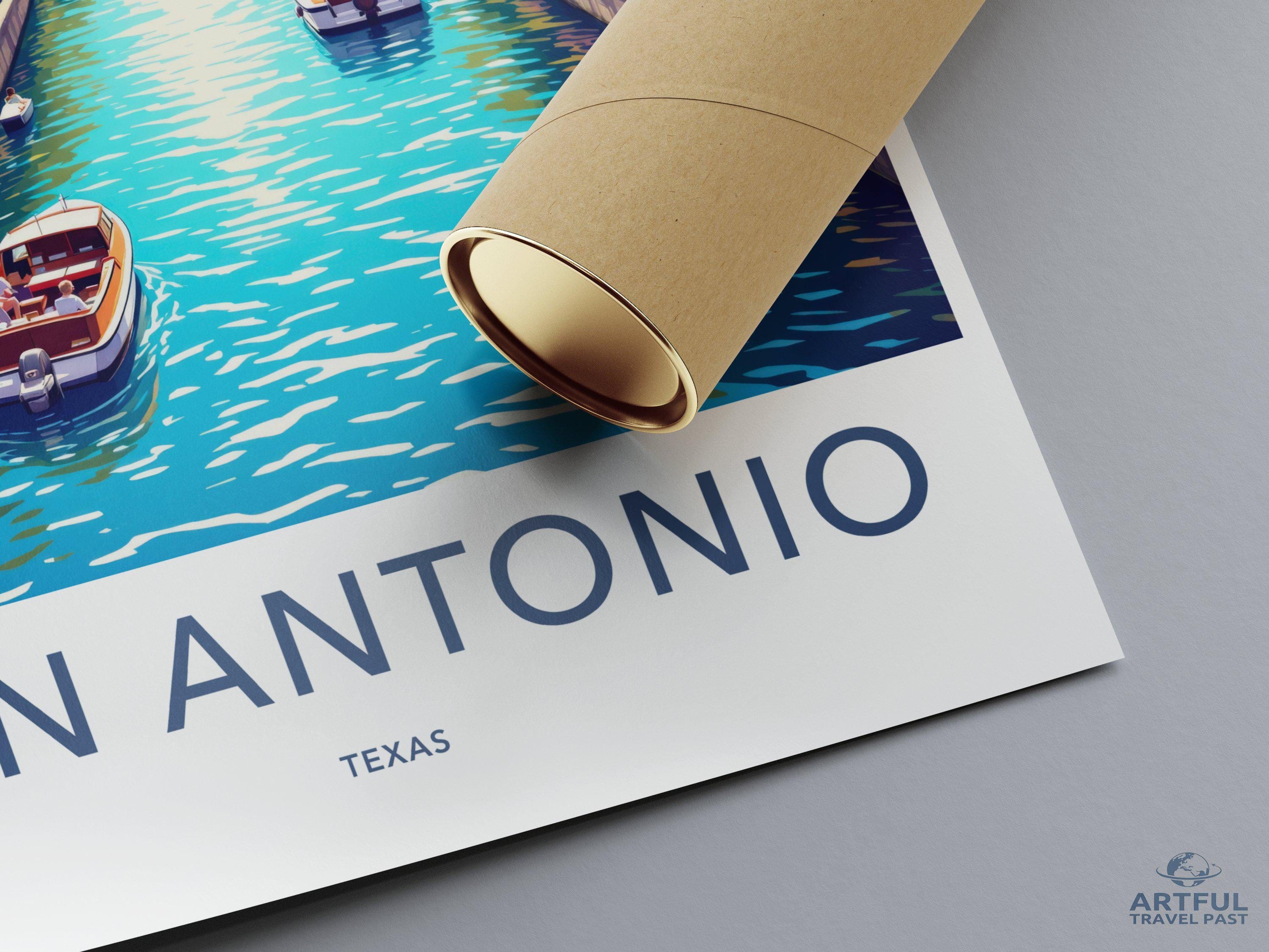 San Antonio Poster - Texas Wall Art