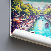 San Antonio Poster - Texas Wall Art