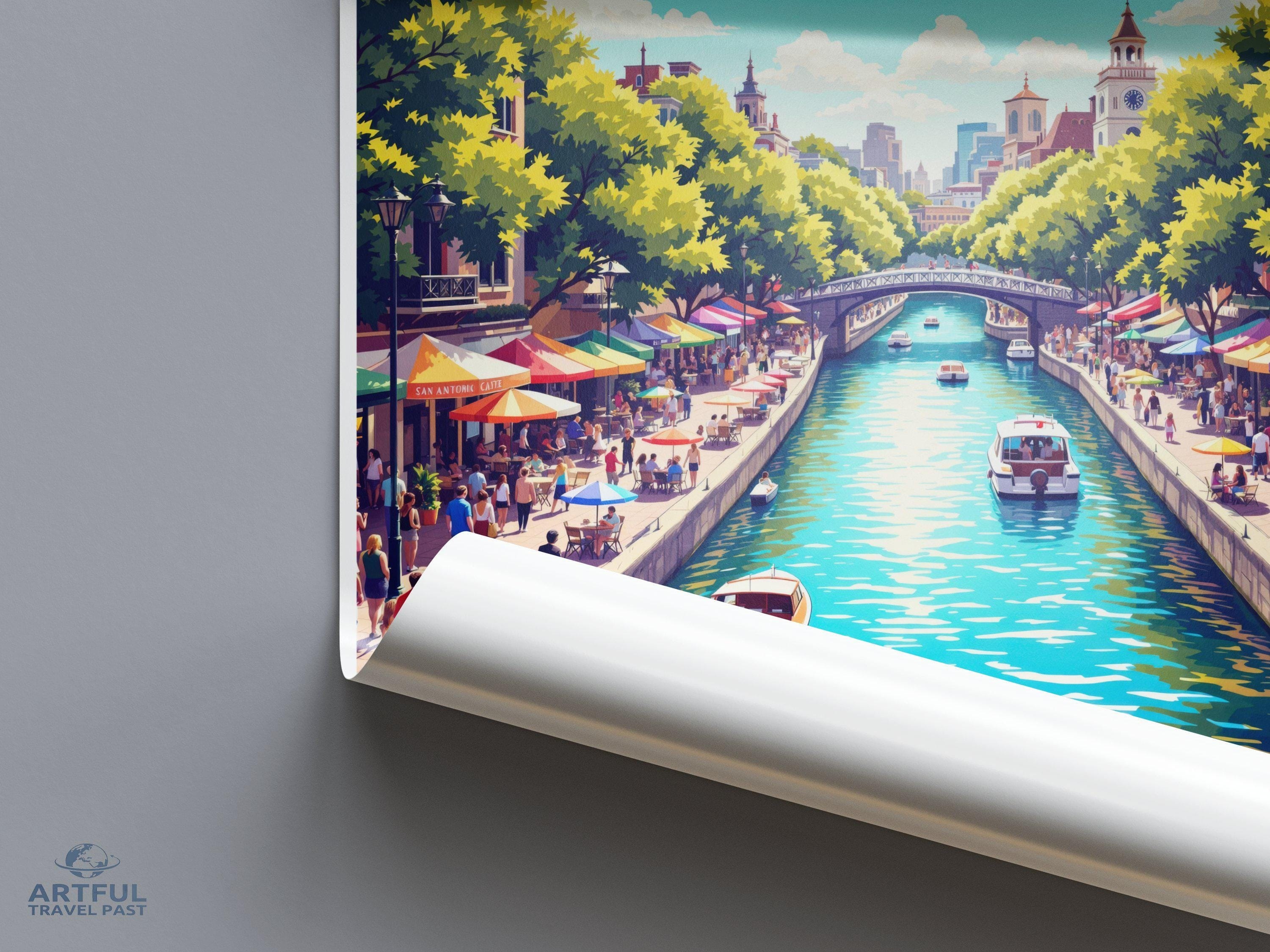 San Antonio Poster - Texas Wall Art