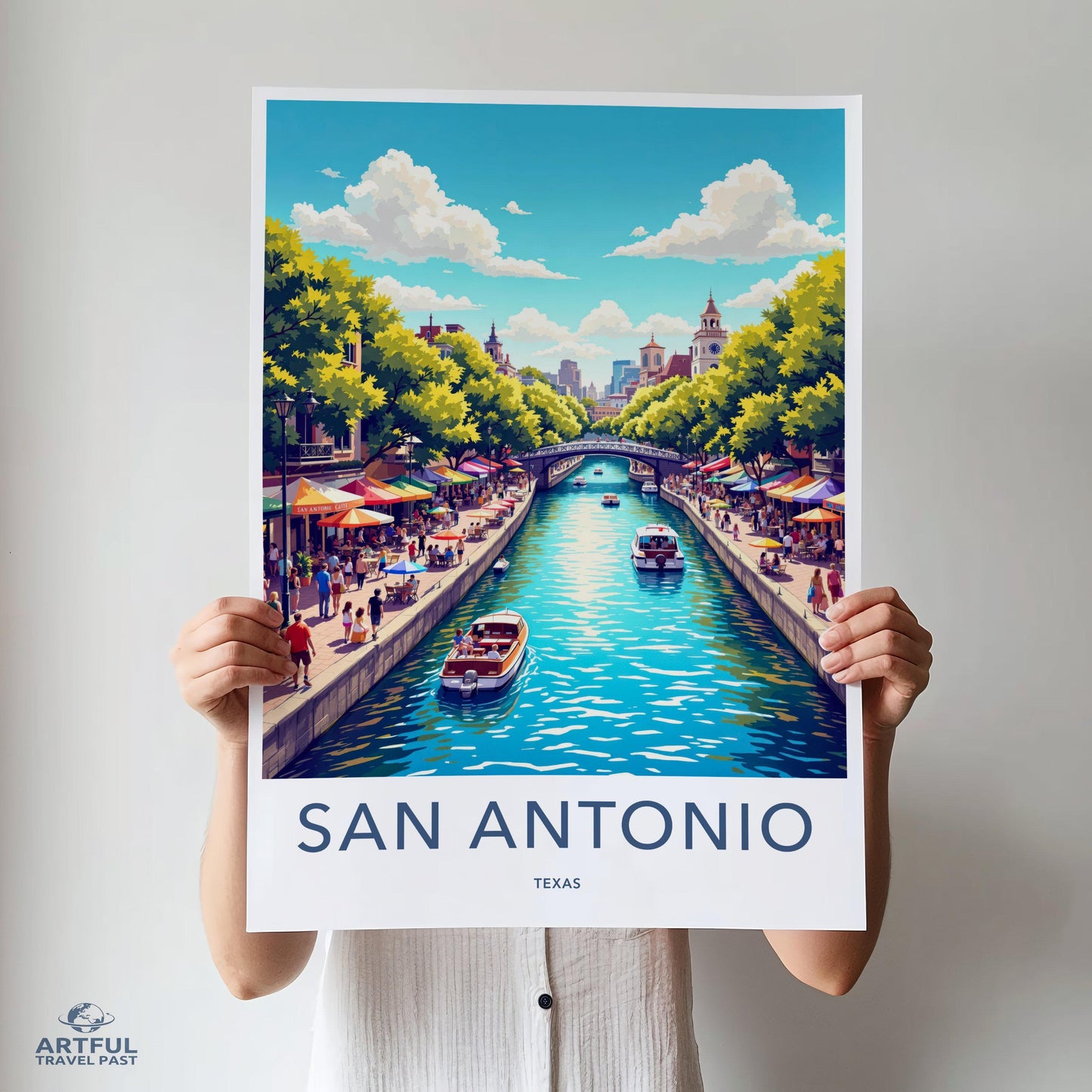 San Antonio Poster - Texas Wall Art