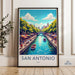 San Antonio Poster - Texas Wall Art