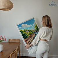 San Antonio Poster - Texas Wall Art