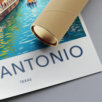 San Antonio Poster - Texas Wall Art