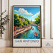 San Antonio Poster - Texas Wall Art