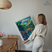 San Antonio Poster - Texas Wall Art