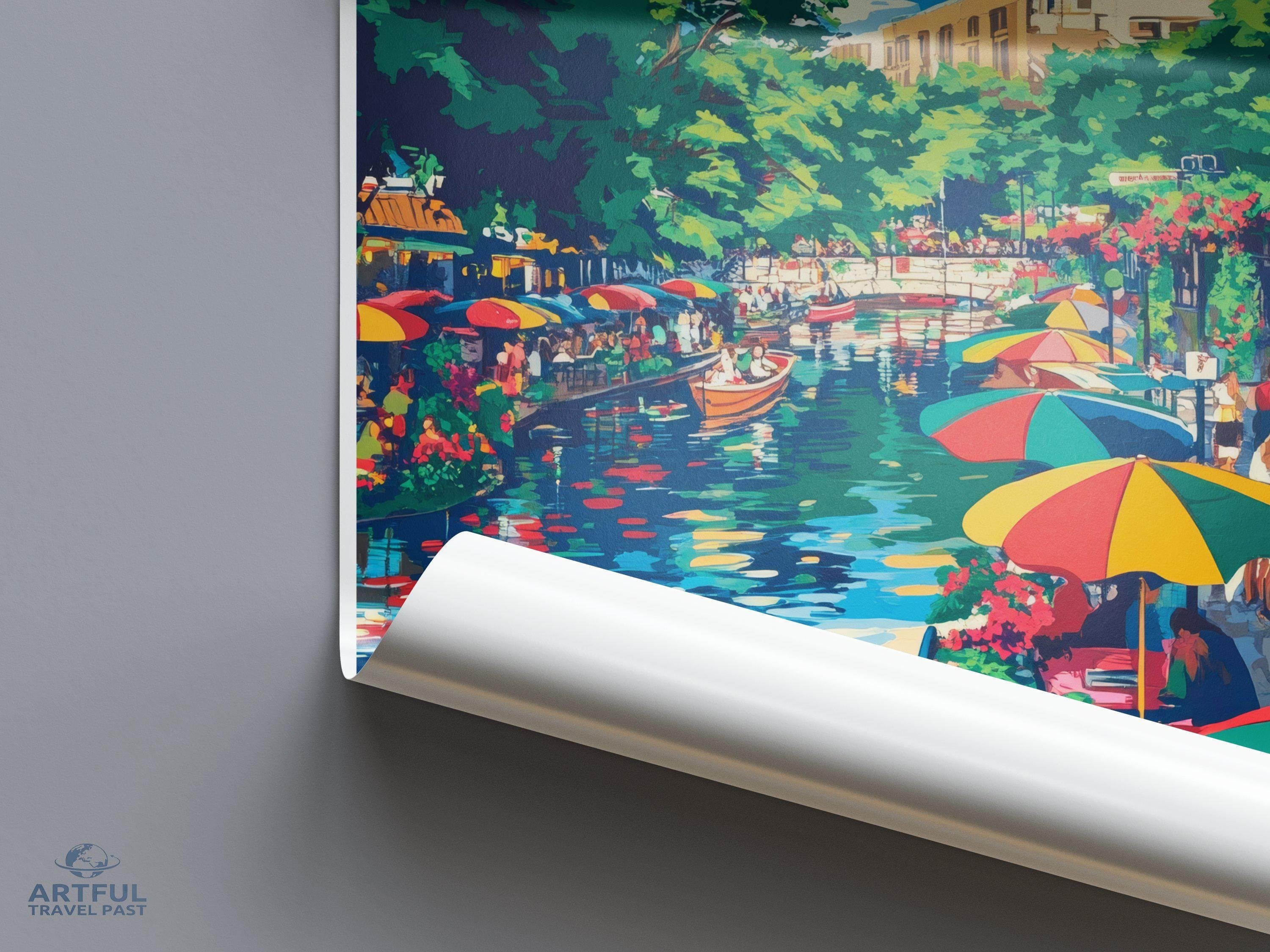 San Antonio Poster - Texas Wall Art