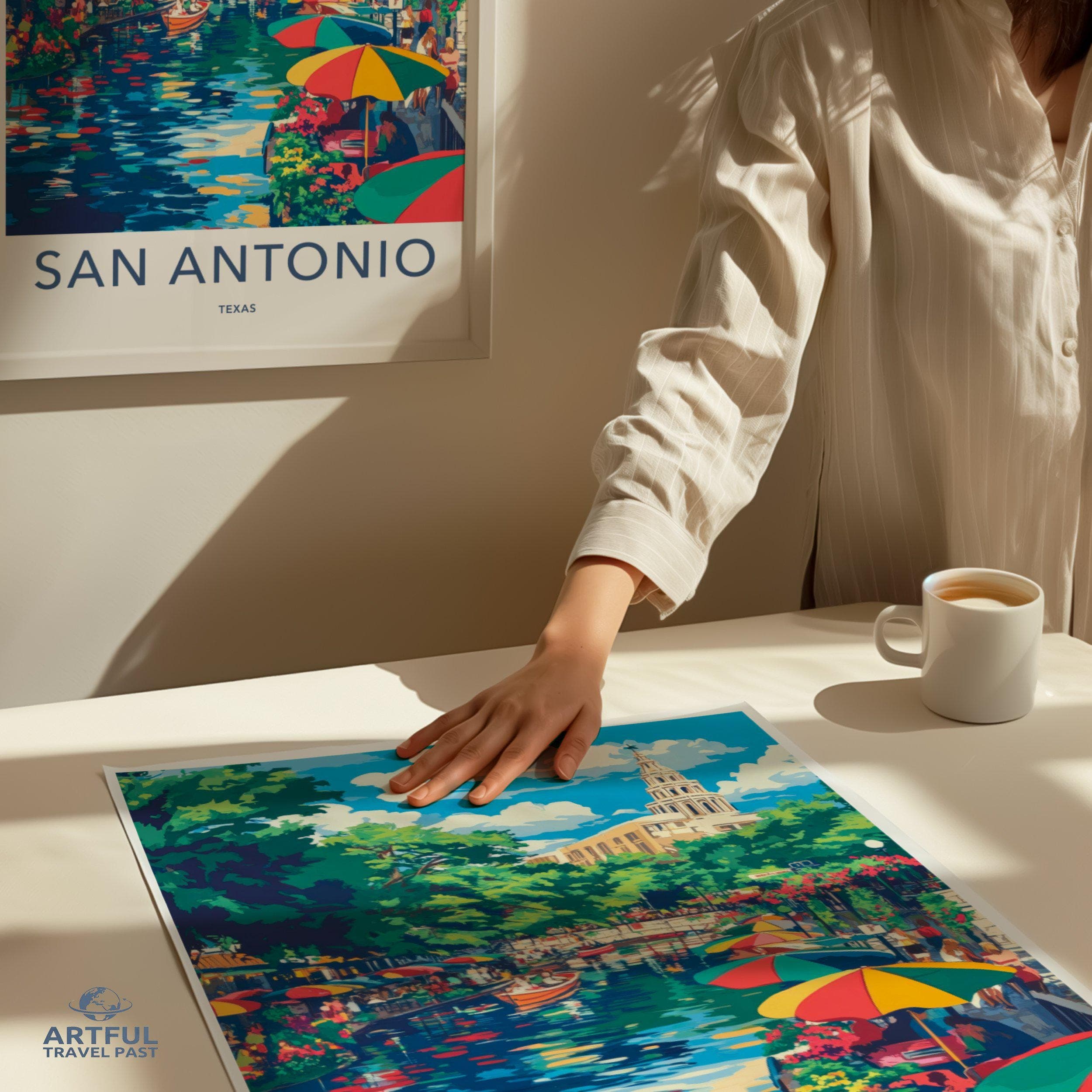 San Antonio Poster - Texas Wall Art