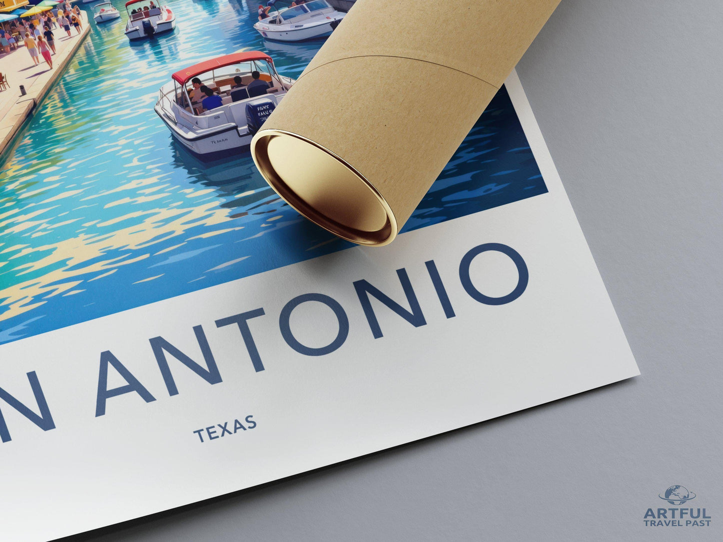 San Antonio Poster | Texas Wall Art | America Decor