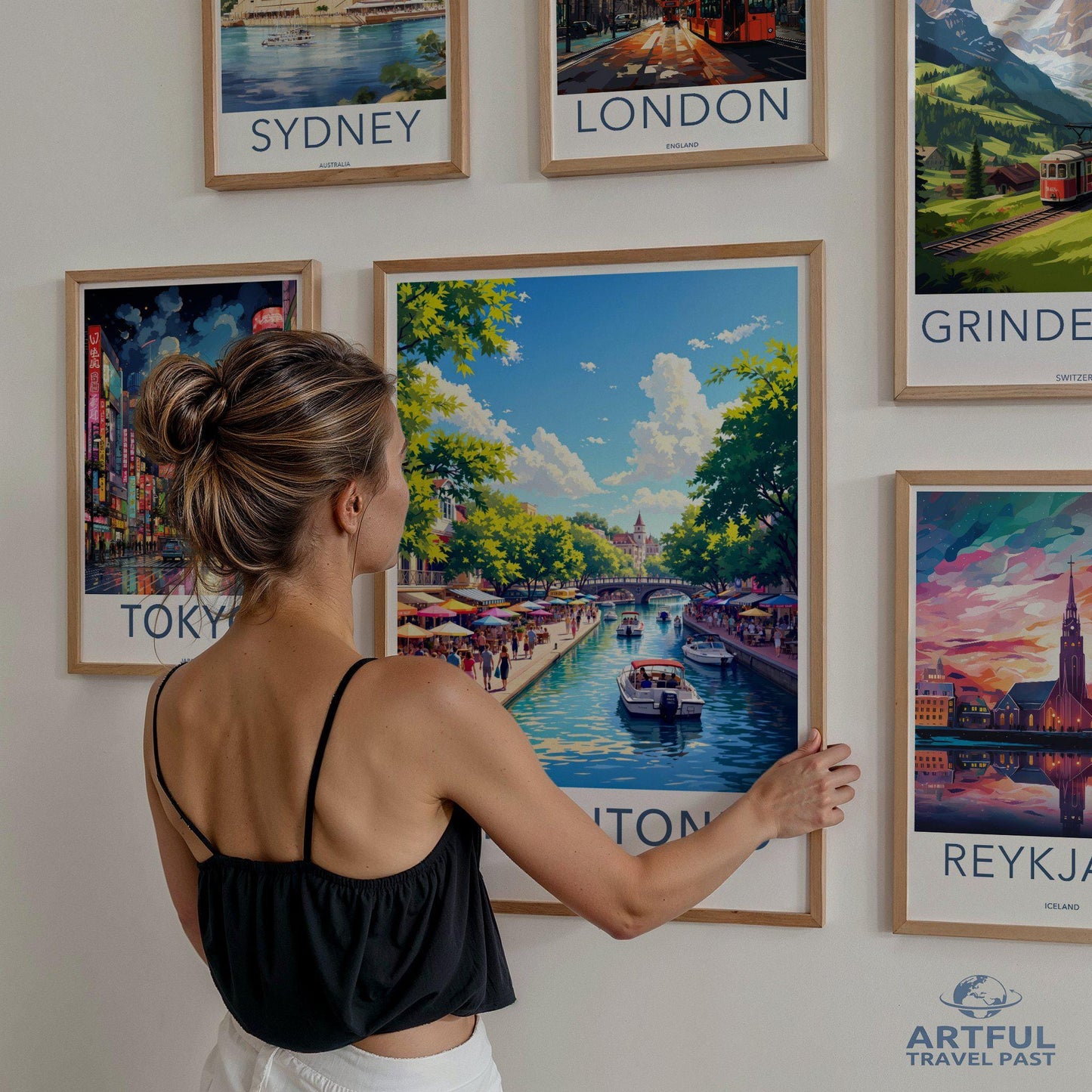 San Antonio Poster | Texas Wall Art | America Decor