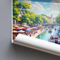 San Antonio Poster | Texas Wall Art | America Decor
