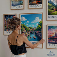 San Antonio Poster | Texas Wall Art | America Decor