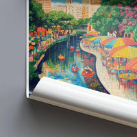 San Antonio Poster | Texas Wall Art | America Decor