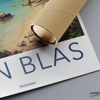 San Blas Poster | Panama Wall Art | Caribbean Decor