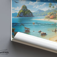 San Blas Poster | Panama Wall Art | Caribbean Decor
