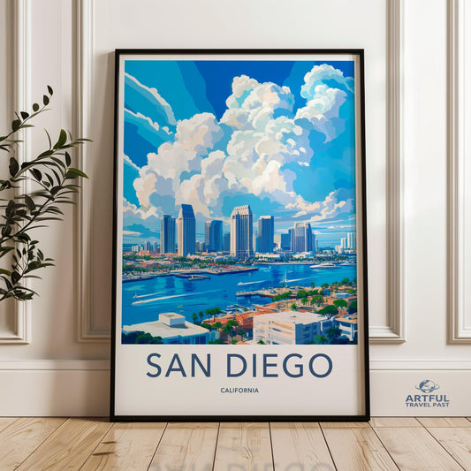 San Diego Poster - California Wall Art
