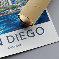 San Diego Poster - California Wall Art