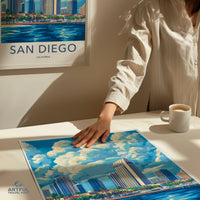 San Diego Poster - California Wall Art