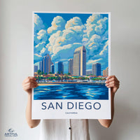 San Diego Poster - California Wall Art