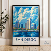San Diego Poster - California Wall Art