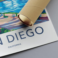 San Diego Poster - California Wall Art
