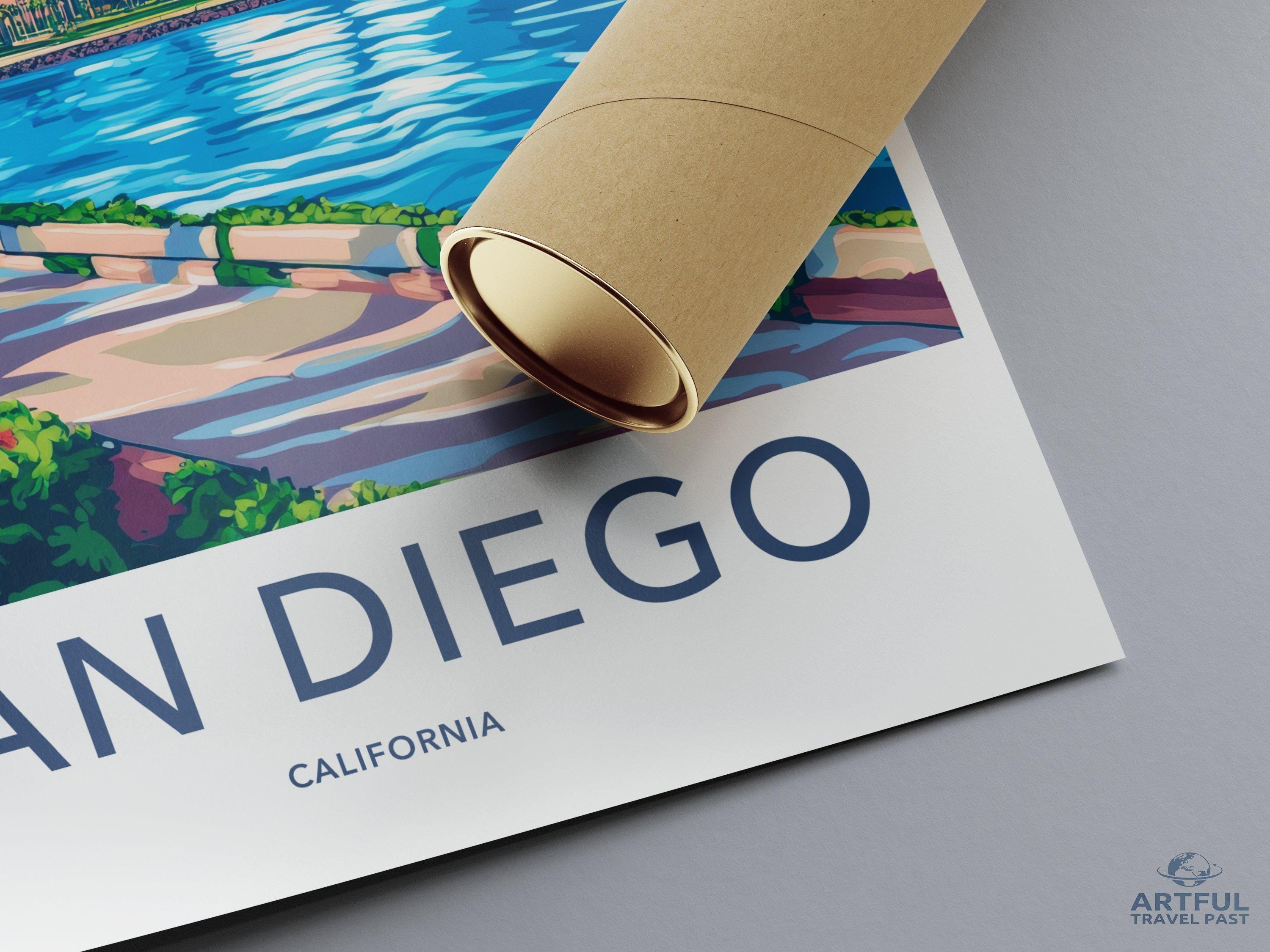 San Diego Poster - California Wall Art