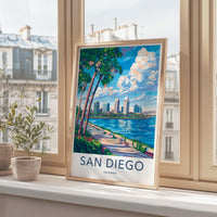 San Diego Poster - California Wall Art