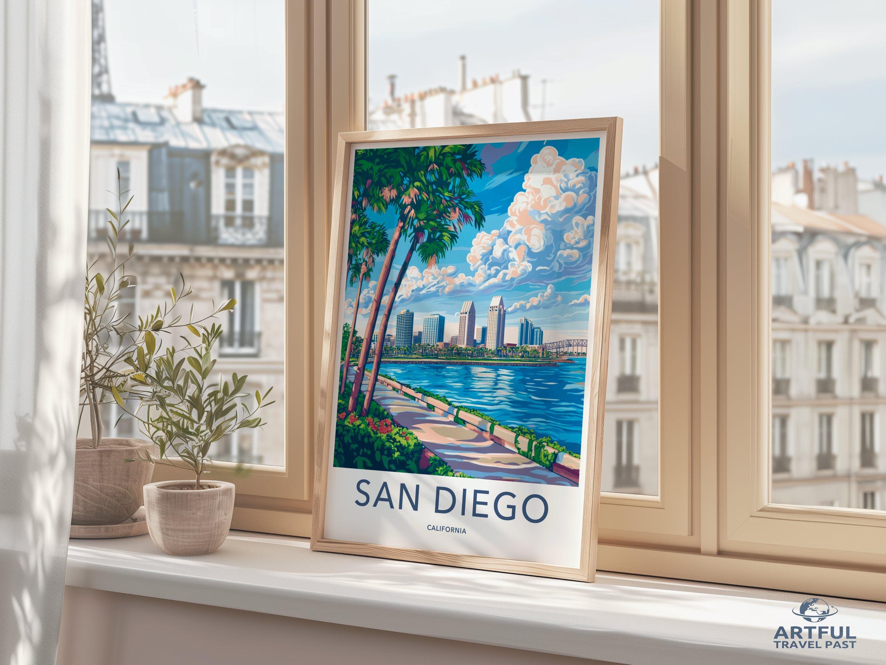 San Diego Poster - California Wall Art