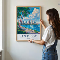 San Diego Poster - California Wall Art