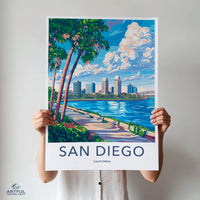 San Diego Poster - California Wall Art