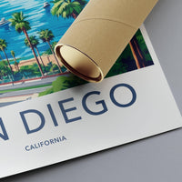 San Diego Poster - California Wall Art