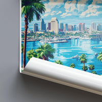 San Diego Poster - California Wall Art