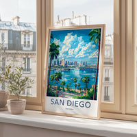 San Diego Poster - California Wall Art